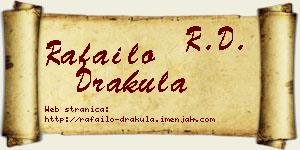 Rafailo Drakula vizit kartica